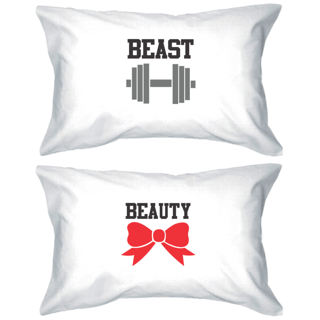 beauty and beast pillow cases