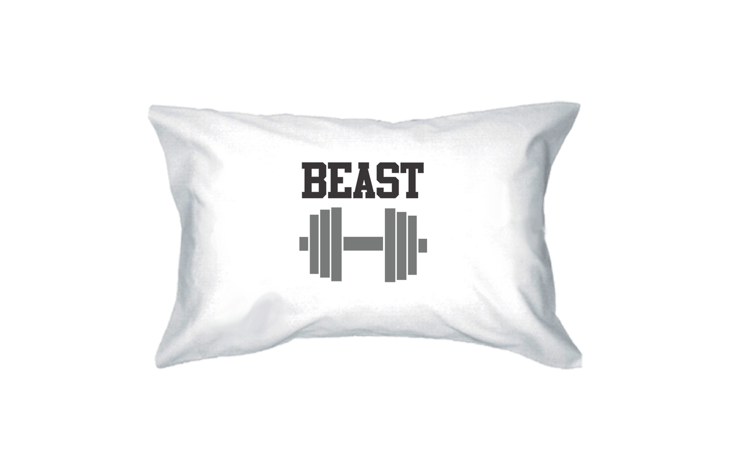 beast couple pillow case