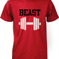 Beast For Men Workout Shirts