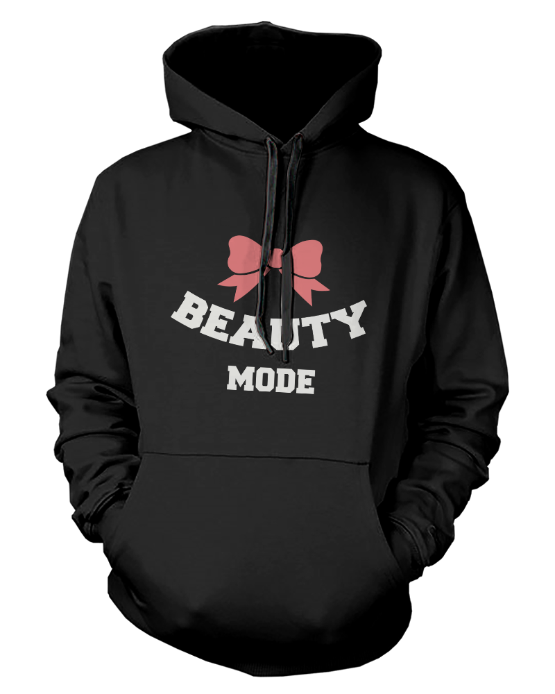 Pink Ribbon Beauty Couple Hoodie