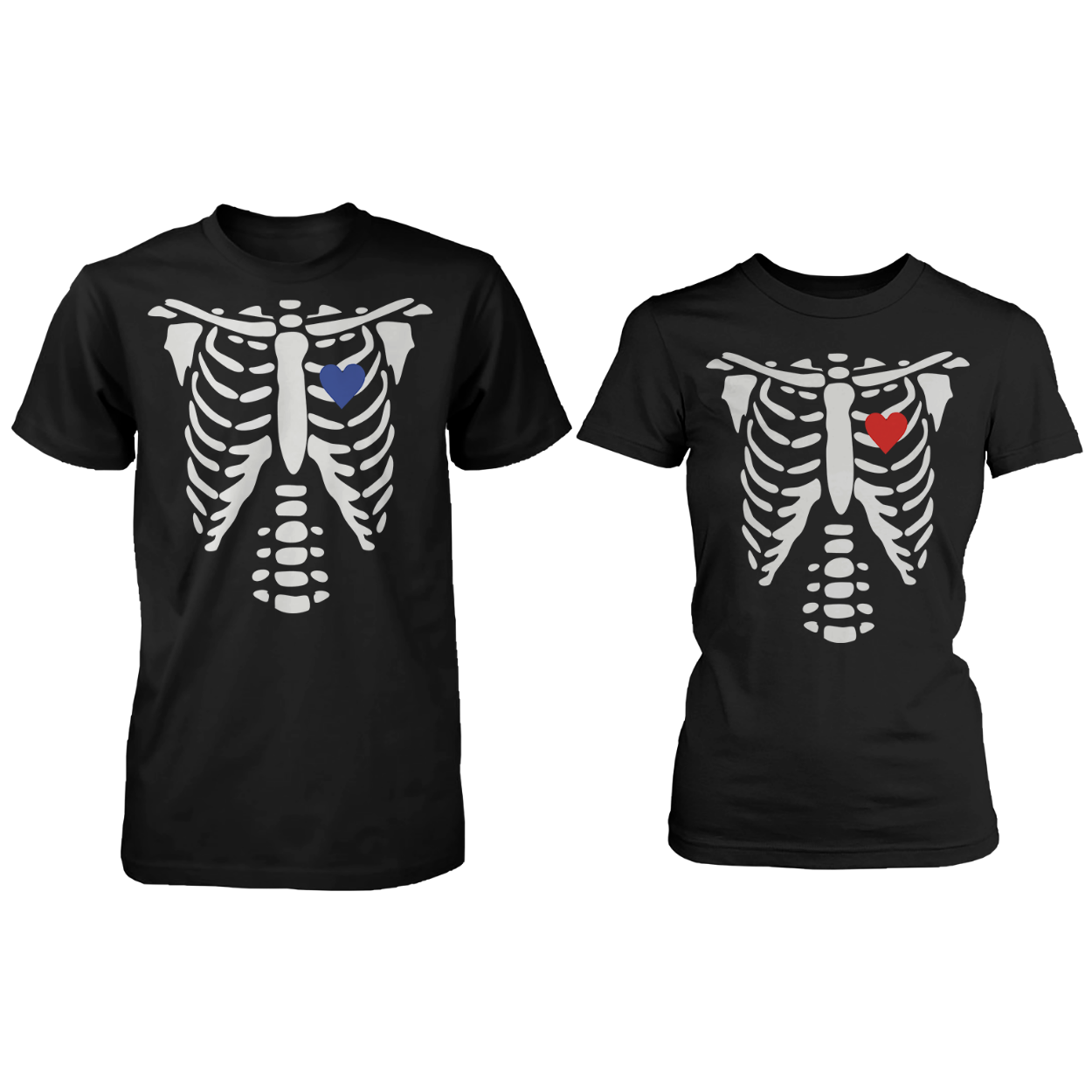 Skeleton Chest Baseball Halloween Baseball Youth T-shirt 