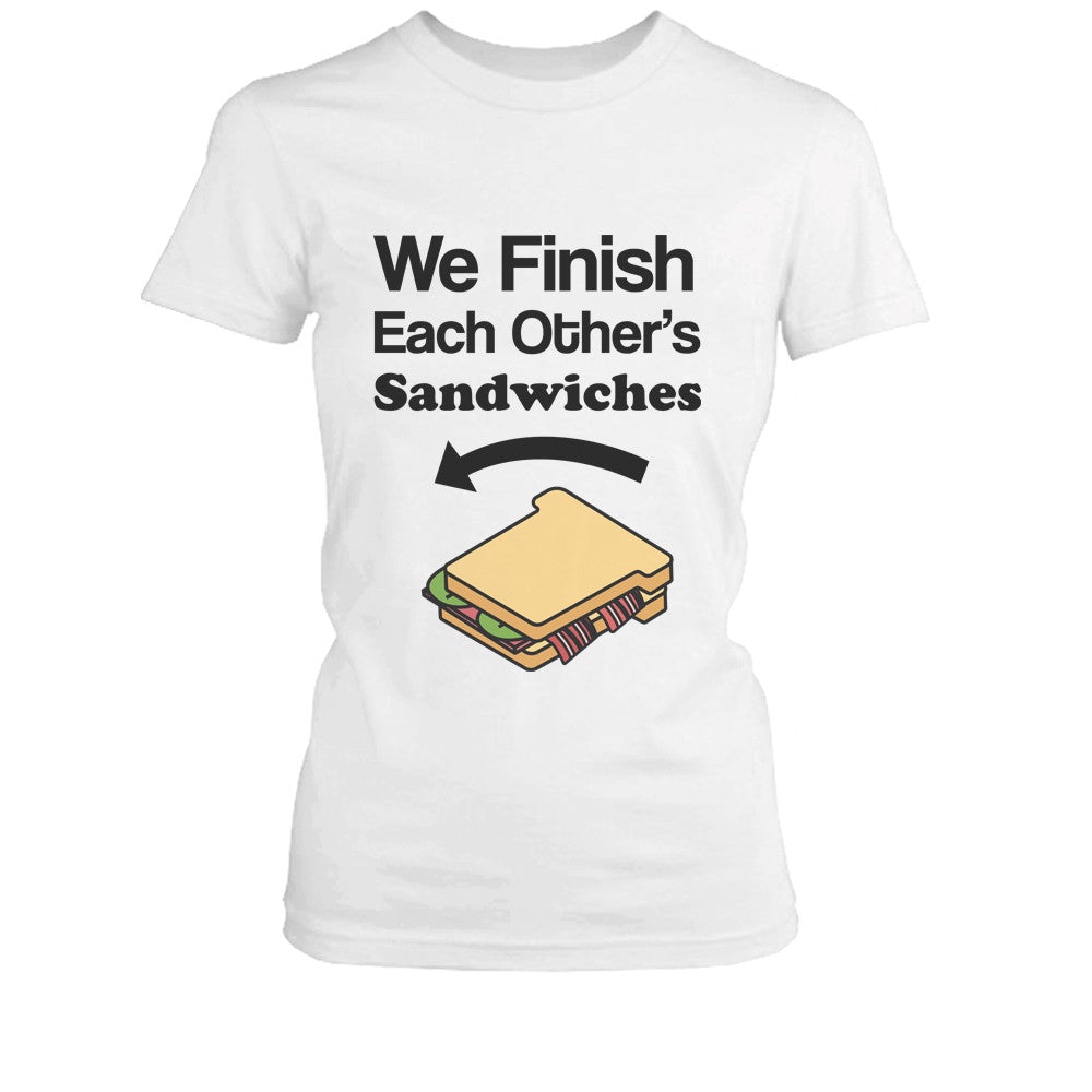 We Finish Each Others Sandwich Bff Shirt Cute Matching Best Friends T-Shirt - 365 In Love