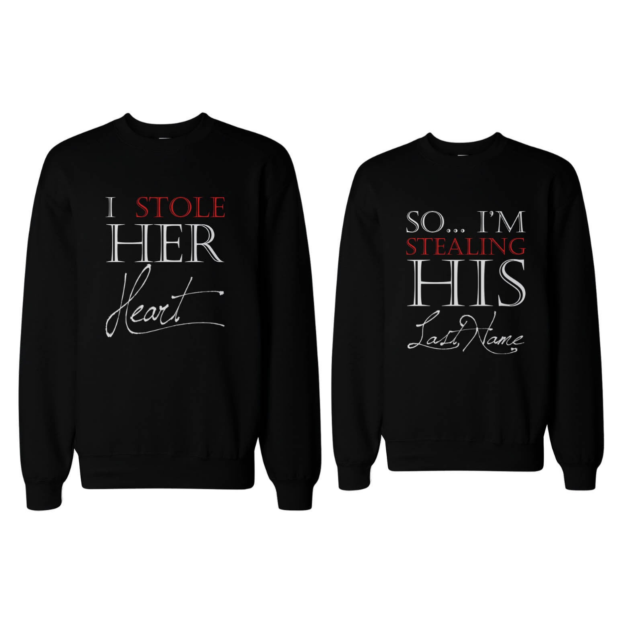 Matching Couple Sweatshirt