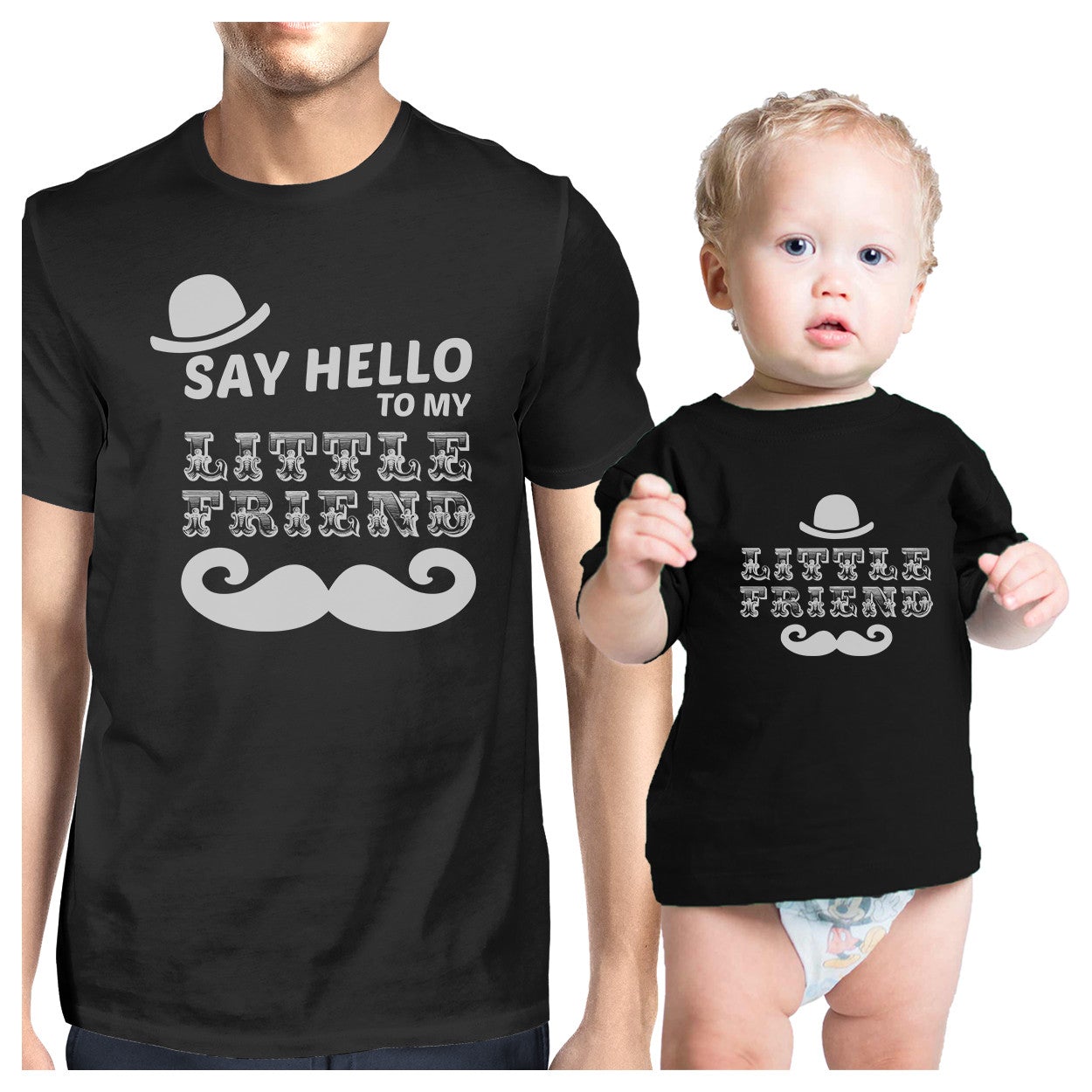 Mustache May Tee Shirt All Sizes 6M / Black