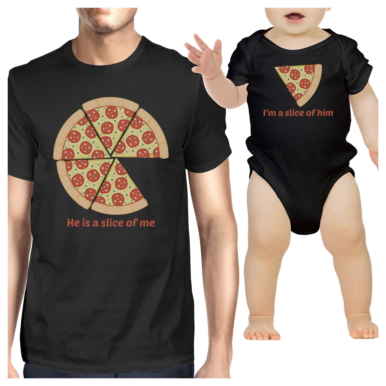 pizza t shirt baby dad