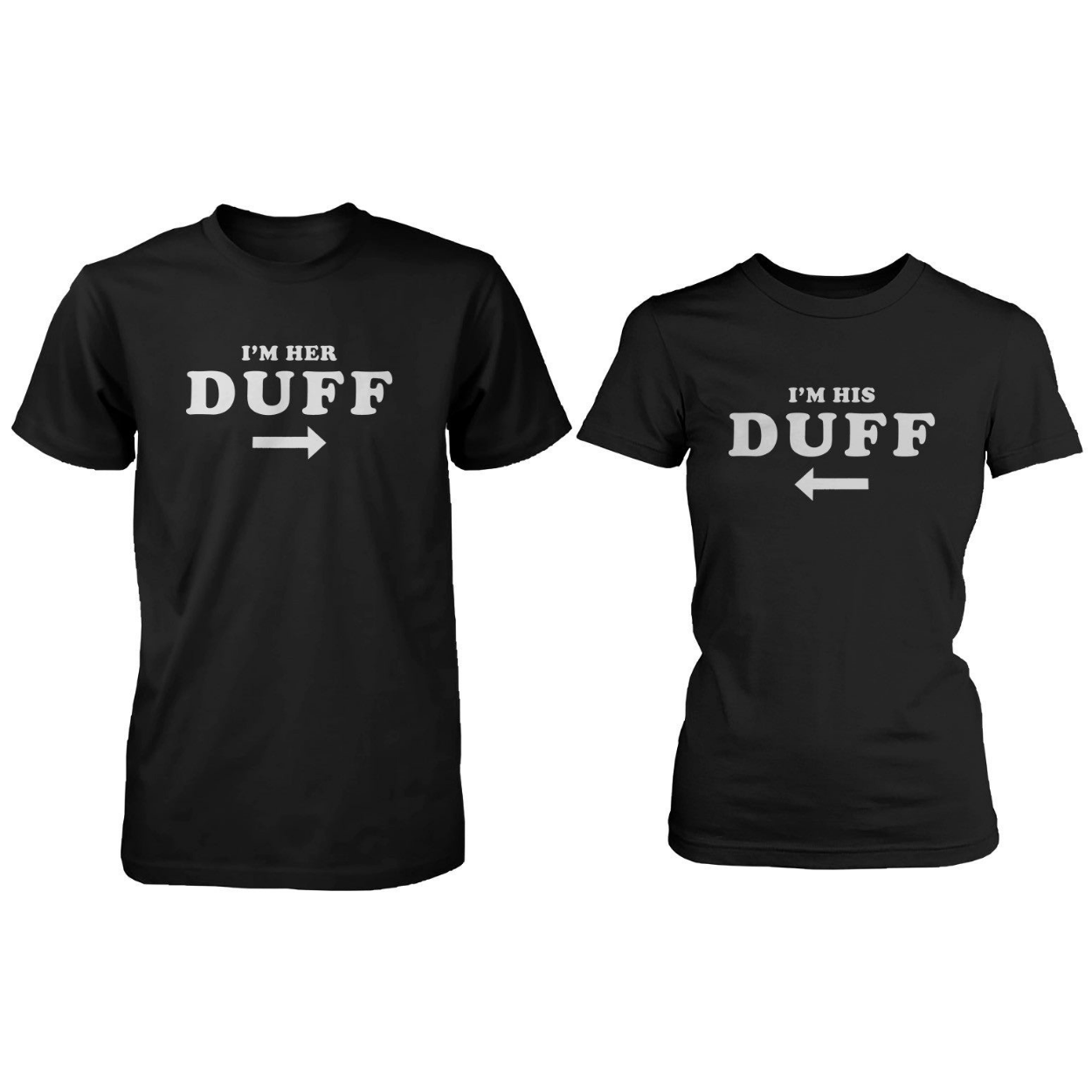 I Am Duff Funny Design Printed Valentine s Matching Couple Shirts