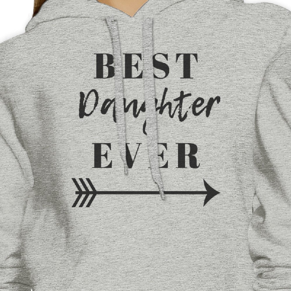 Best Daughter Mother Ever Grey Couple Hoodie Funny Gifts For Moms - 365 In Love