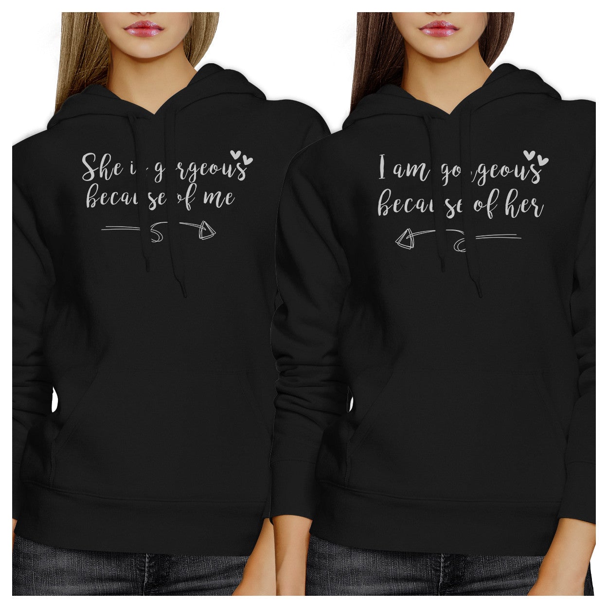 Bae And Owner Of Bae Funny Matching Black Hoodies For Couples Gifts 