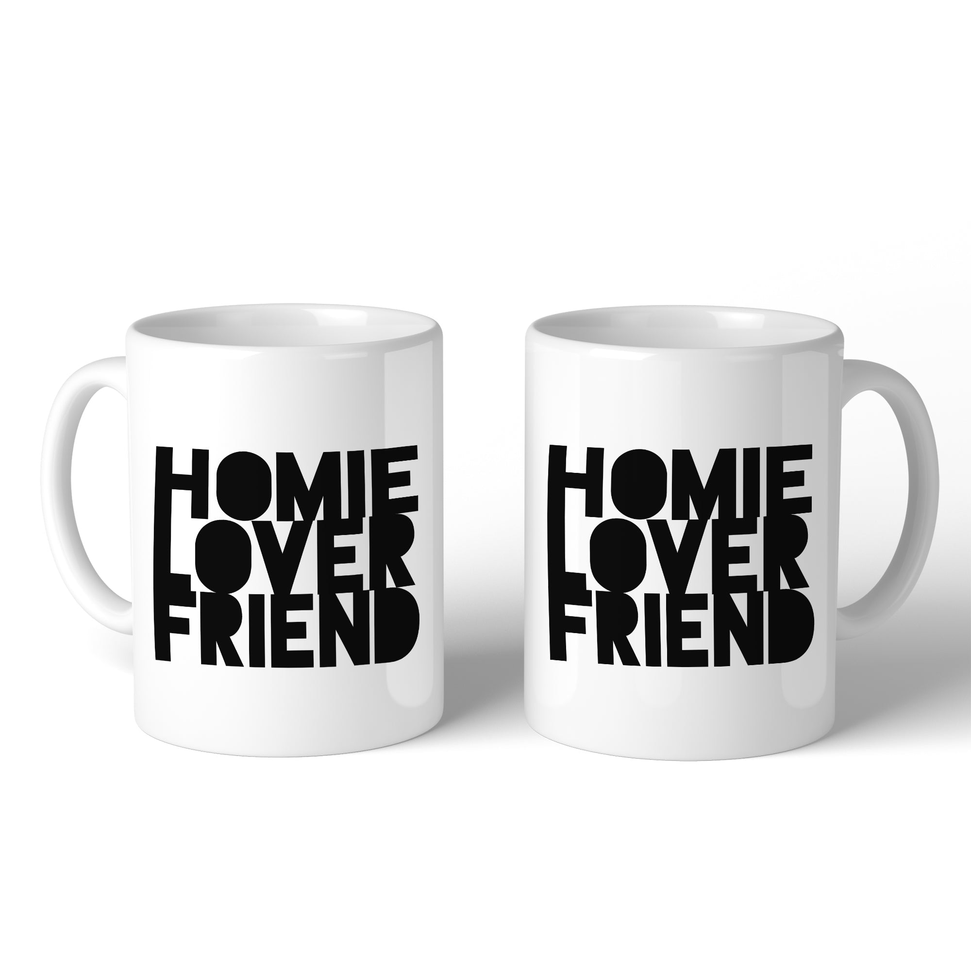 Homie Lover Friend Unique Graphic Coffee Mugs Gift for Newlyweds