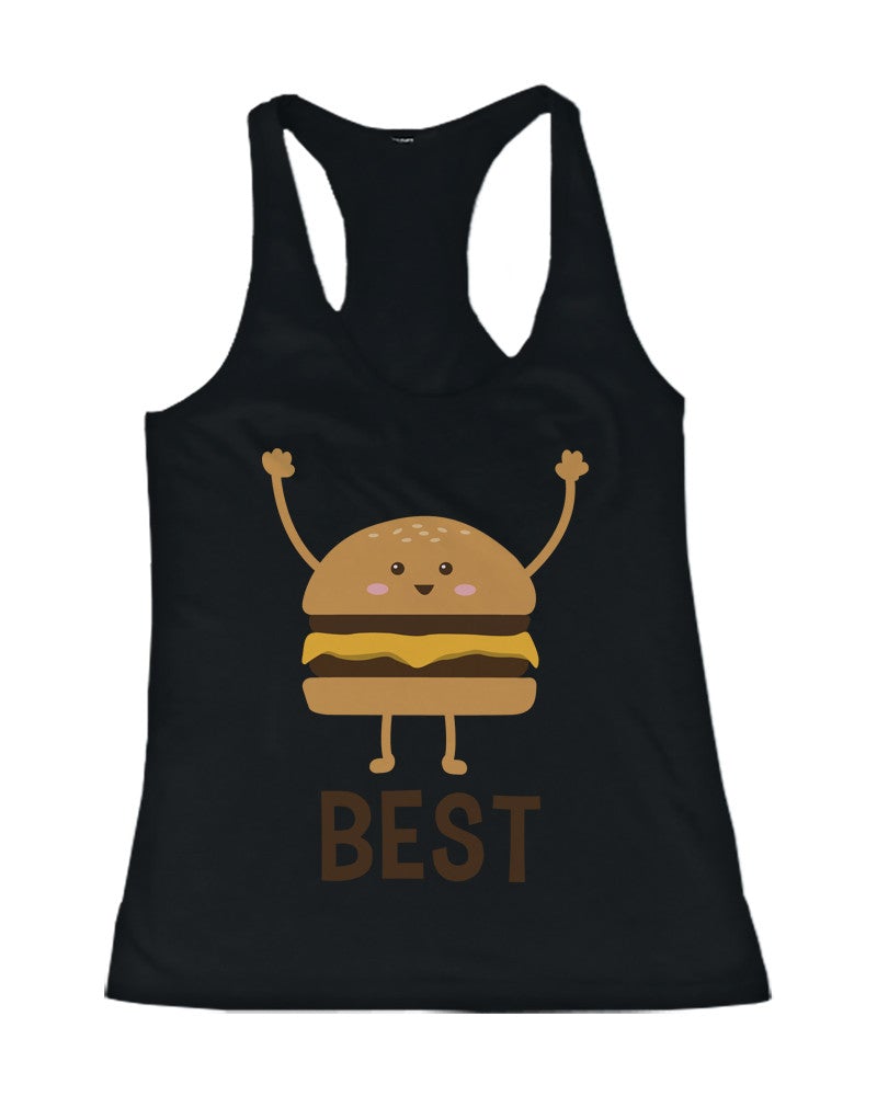 Burger And Fries Bff Tank Tops Best Friend Matching Tanks Sleeveless Shirts - 365 In Love
