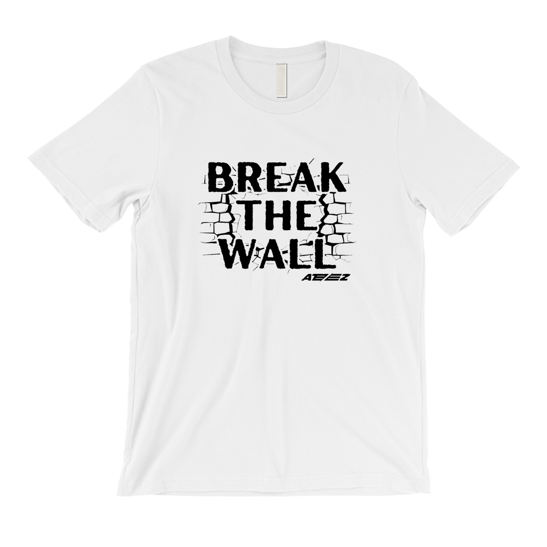 Ateez Break The Wall Crew neck t-shirt 365 In Love Gifts for Friends and Family Ateez Break The Wall 365 Printing INC Short Sleeve Tees White 1