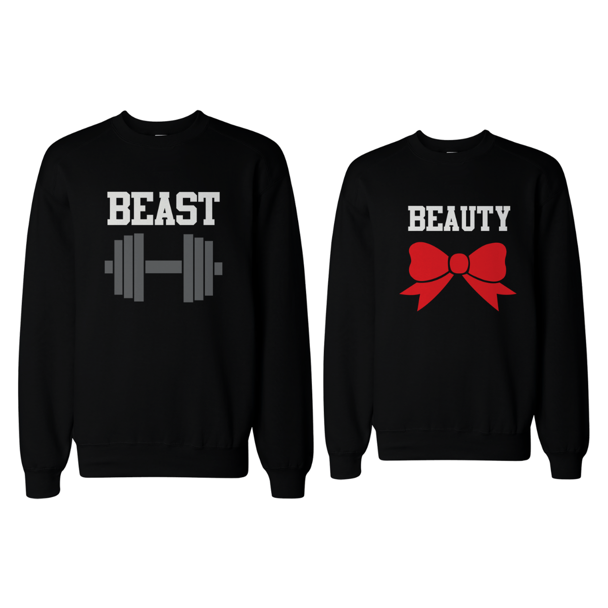 Beauty And Beast Sweatshirts