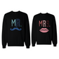 Mr Mustache And Mrs Lips Sweatshirts