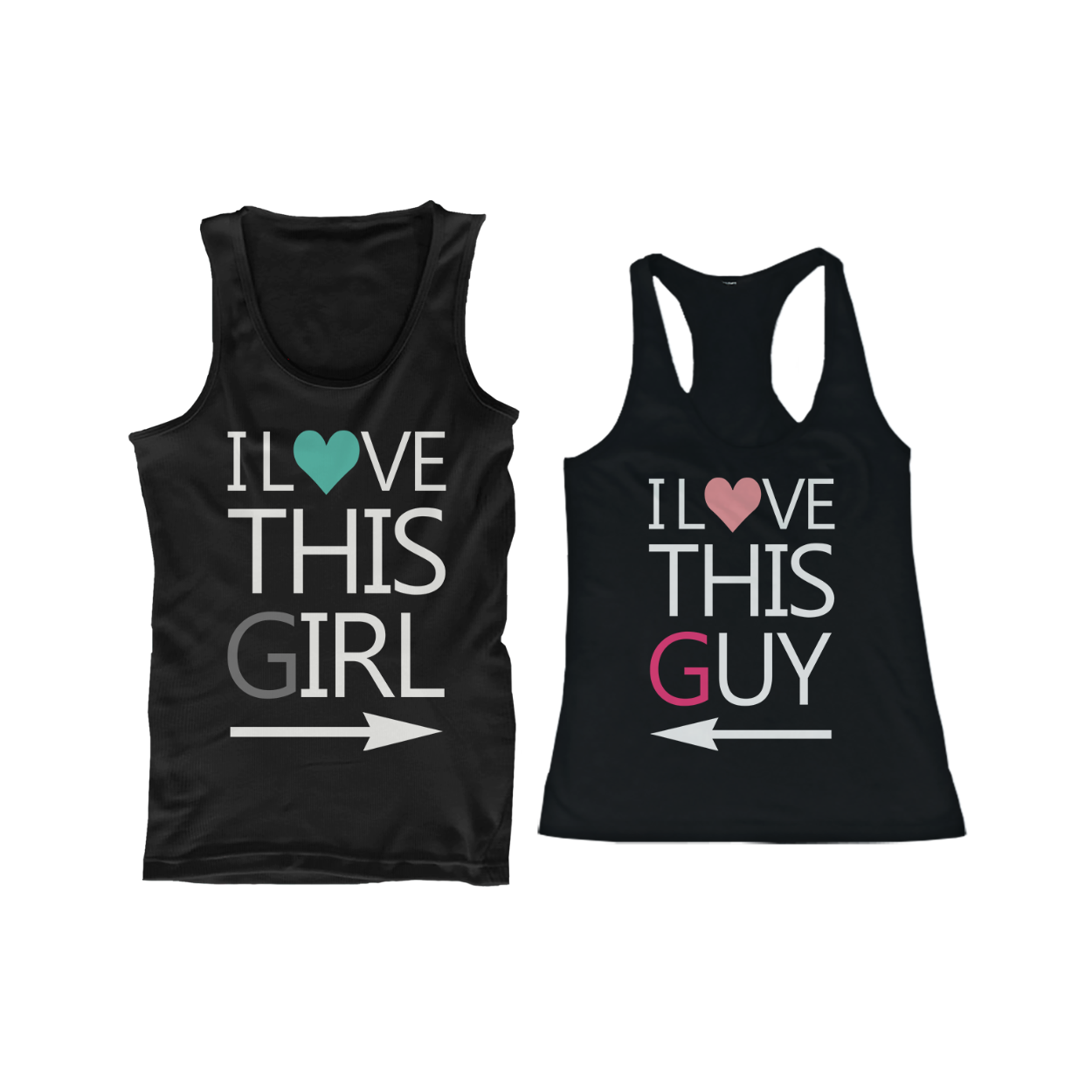 I Love This Girl And I Love This Guy Couple Shirts
