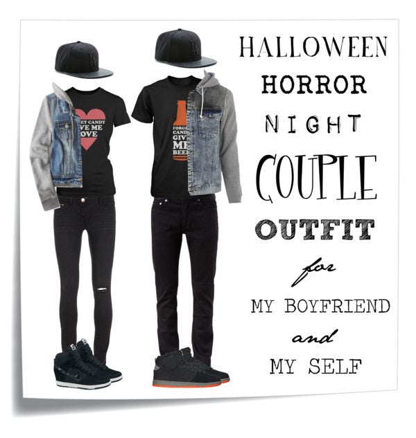 Cute Matching Couple Outfit For Halloween Horror Night