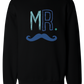 Mr Mustache Sweatshirts For Couples