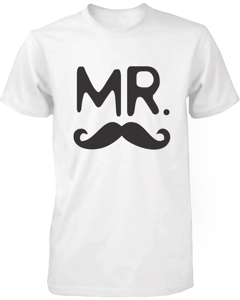 Mr. Mustache For Couple Shirts