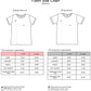 365 In Love T-Shirt Size Chart