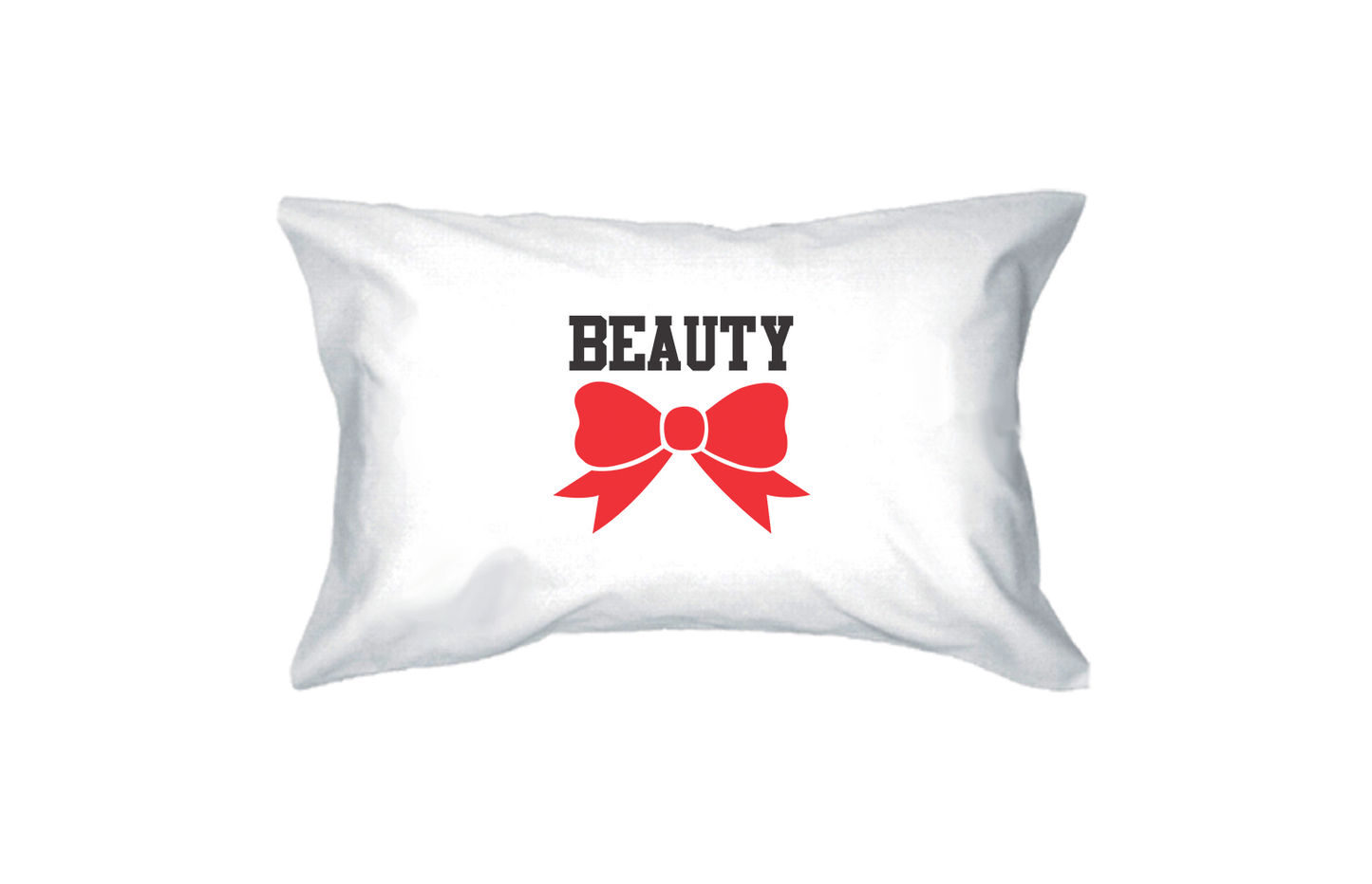 red beauty pillow case