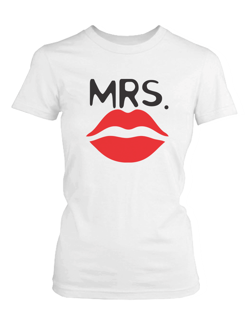 Mrs Lip For Couple Shirts
