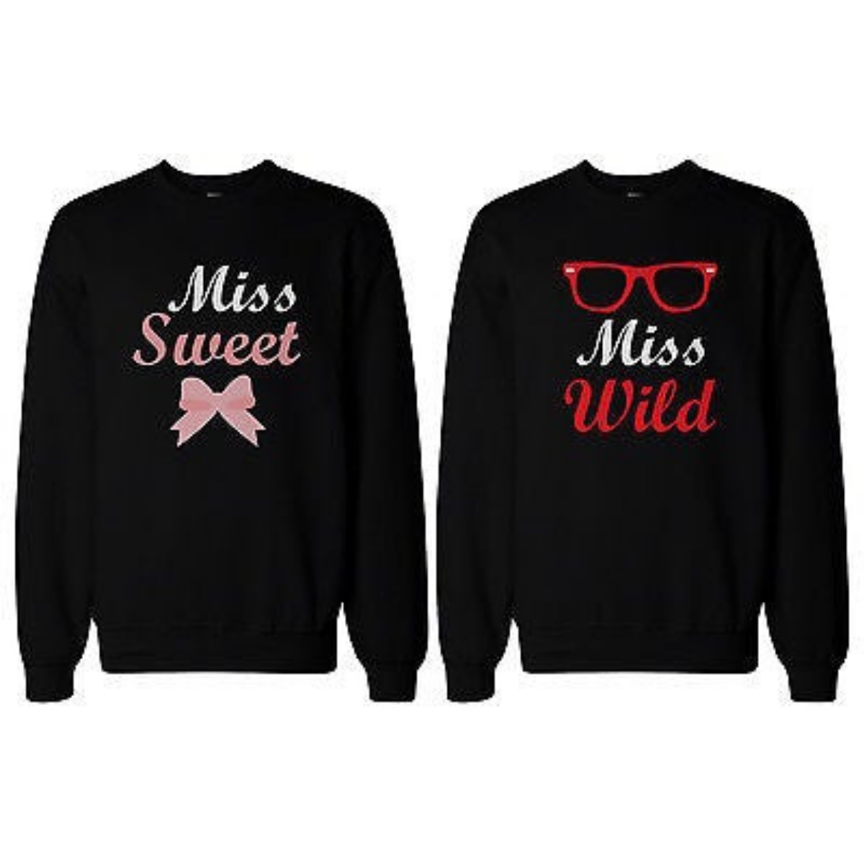 Bff Matching Sweatshirts Sweet And Wild Sweaters For Best Friends - 365 In Love