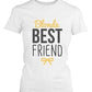 Best Friend Blonde And Brunette Best Friends Matching Bff White Shirts - 365 In Love