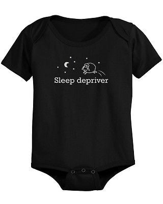 Dad & Baby Matching T-Shirt And Bodysuit Set - Sleep Deprived And Sleep Depriver - 365 In Love