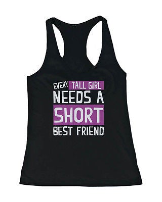 Cute Tall And Short Best Friend Tank Tops - Matching Bff Tanks - 365 In Love