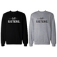 Matching Bff Black And Grey Bff Sister Sweatshirts For Best Friends - 365 In Love