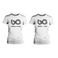 Infinity Sign Best Friend Shirts - White Cotton Matching Bff T-Shirts - 365 In Love