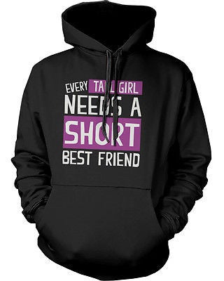 Bff Accessories Bff Pullover Hoodies For Tall And Short Best Friends - 365 In Love