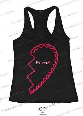 Bff Tank Tops Best Friend Matching Hearts Matching Shirts For Best Friends - 365 In Love