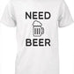 Daddy And Baby Matching T-Shirt And Bodysuit Set - Need Beer And Need Milk - 365 In Love