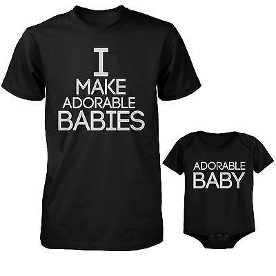 I Make Adorable Babies T-Shirt And The Adorable Baby Bodysuit Matching Set - 365 In Love