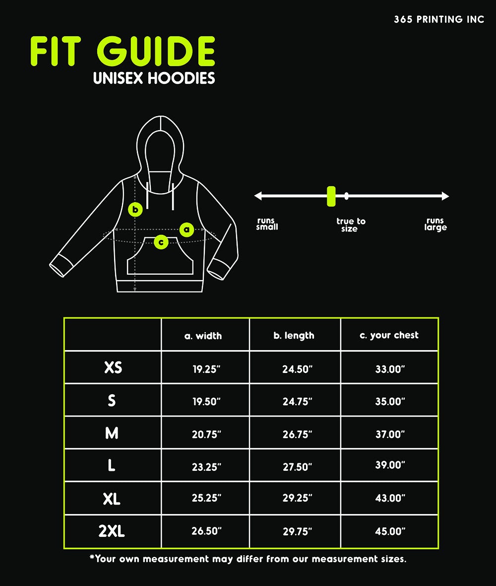 Bff Hearts BFF Matching Black Hoodies Fit Guide