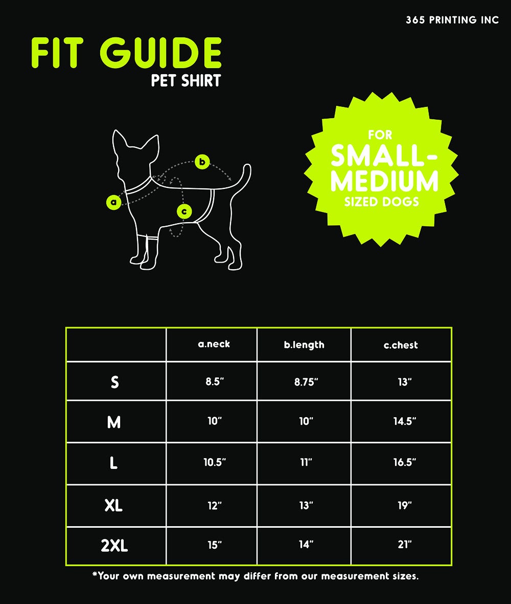 Fists Pound Baby and Pet Matching White Shirts Fit Guide