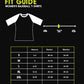 Double Trouble BFF Matching Black And White Baseball Shirts Fit Guide