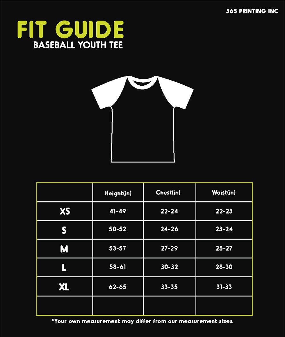 Fists Pound Kid and Baby Matching Black And White Baseball Shirts Fit Guide