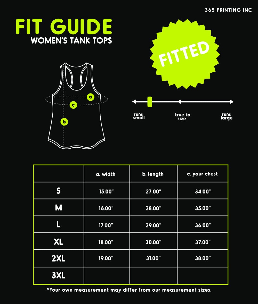 Gun Hands With Hearts BFF Matching Black Tank Tops Fit Guide
