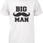 Daddy And Baby Matching T-Shirt Set - Big Man Little Man Infant White Tee - 365 In Love