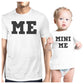 Daddy And Baby Matching T-Shirt Set - Mini Me Infant White Tee - 365 In Love