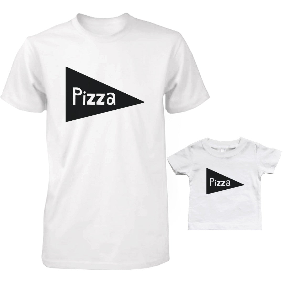 Pizza Slice Daddy And Baby Matching Shirt Set Cute Father Shirts And Infant Tees - 365 In Love