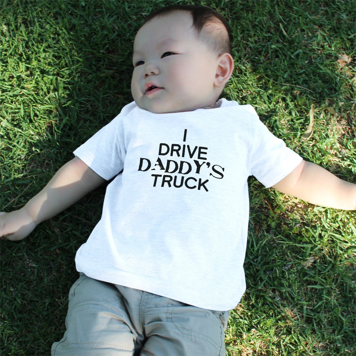 Funny I Drive Daddy'S Truck Matching Dad Shirt And Baby Shirt - 365 In Love