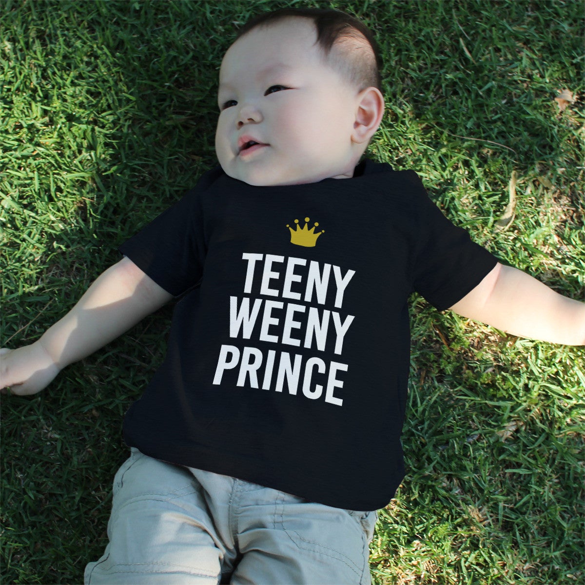 Funny Big Prince Teeny Weeny Prince Matching Dad Shirt And Baby Shirt - 365 In Love