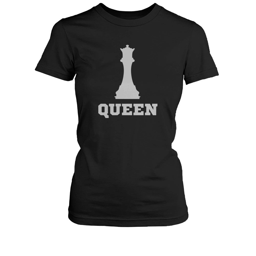Chess Pieces Family Matching Shirts King Queen Parents and Pawn Infant Bodysuit Black
