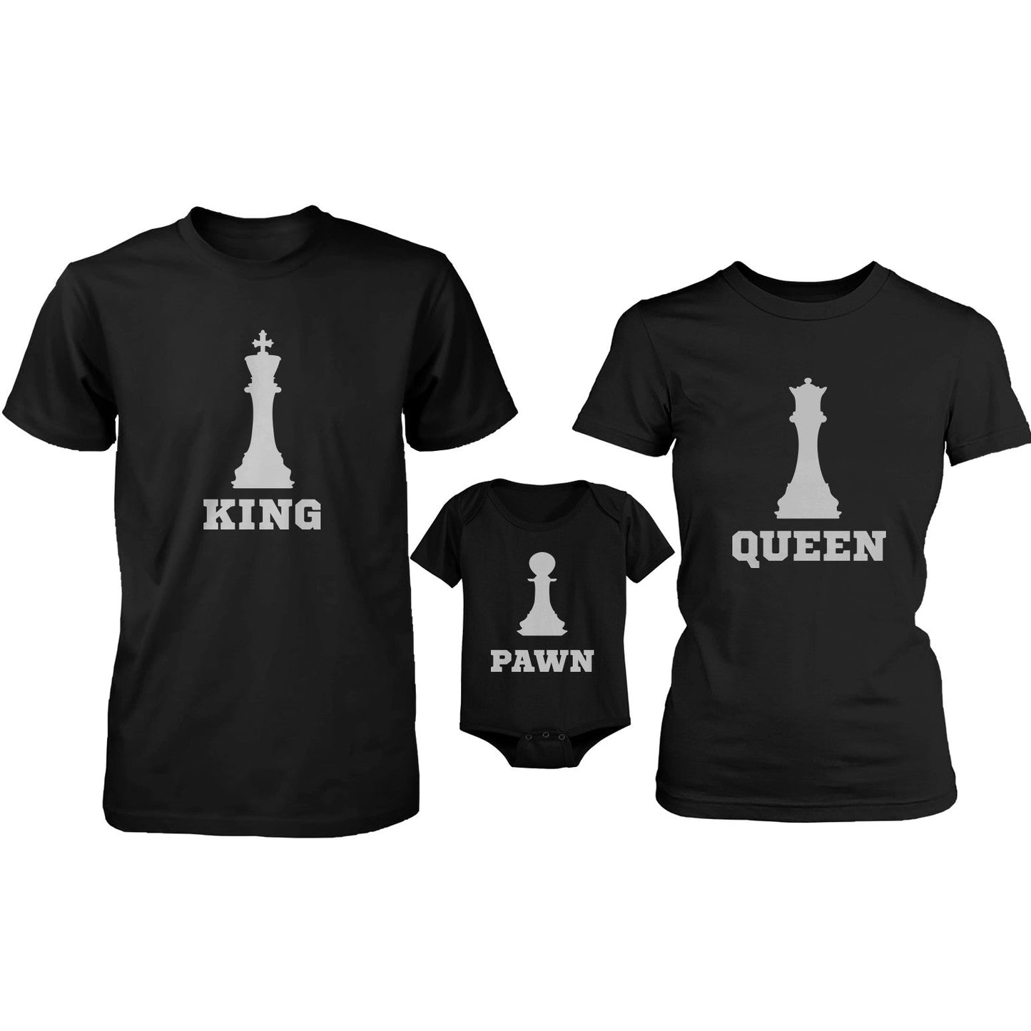 Black King The Most Powerful Piece In The Game Funny Chess T-Shirt