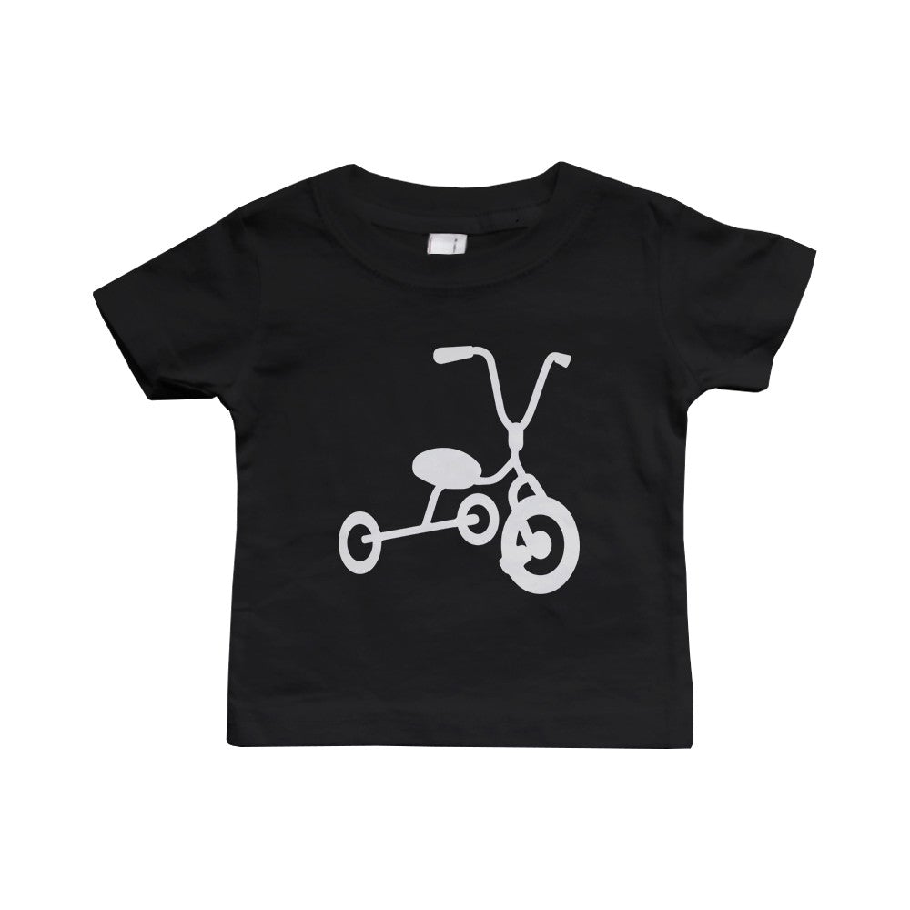 Bicycle And Tricycle Dad And Baby Matching T-Shirts - 365 In Love