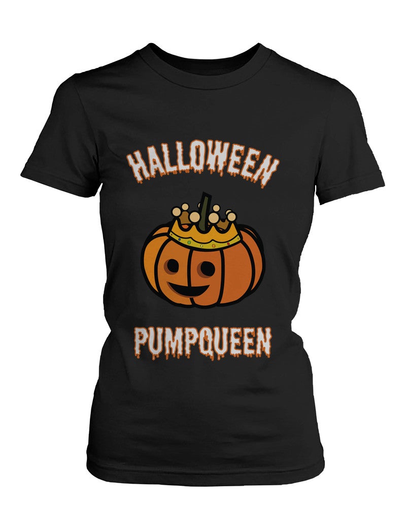 Halloween Pumpking And Pumpqueen Couple Tees Perfect For Horror Night - 365 In Love