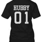 Hubby 01 Wifey 01 Matching Couple T Shirts His And Hers Gifts For Loved One - 365 In Love