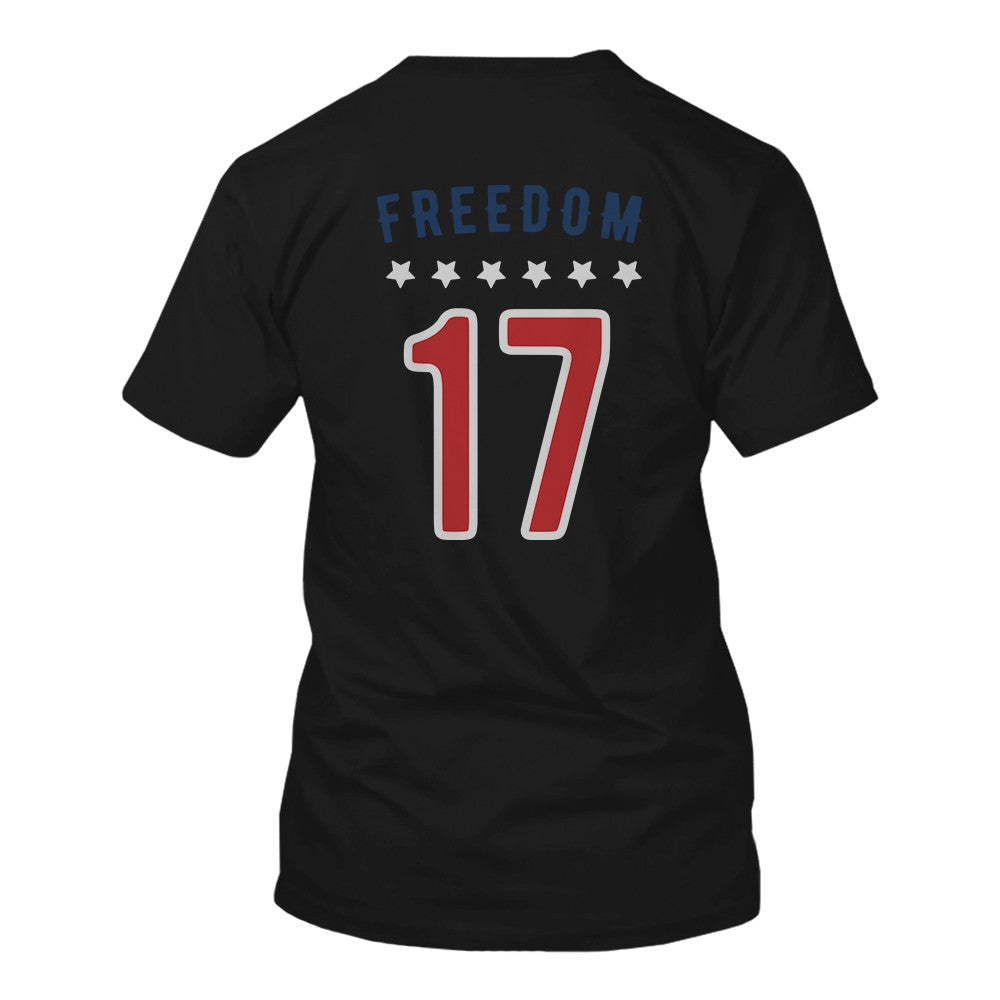Freedom 1776 Couple Matching T-Shirt - 365 In Love